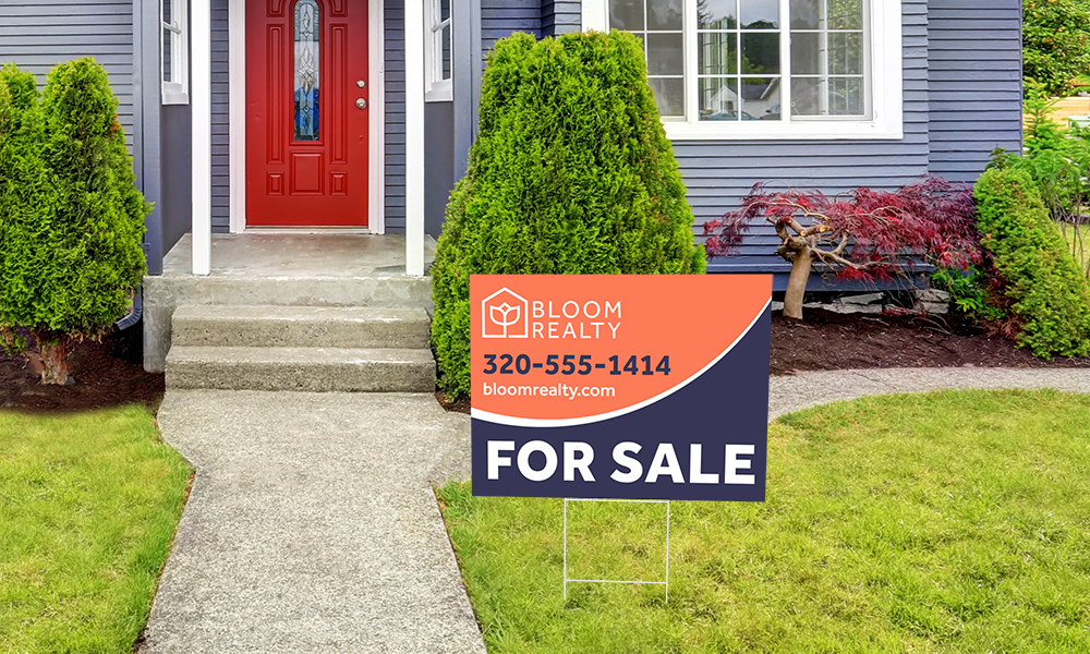 Real Estate Yard Sign | Banners.com